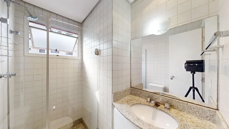 Imagem Apartamento Real Parque - 124M², 3 Dorms, 2 Suítes, 2 Salas, 2 Vagas Demarcadas, Varanda, Academia, Piscina, Lareira, Sauna, Gerador.