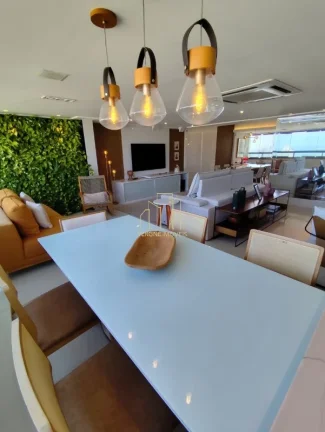 Imagem Apartamento de Luxo à Venda em Patamares: 4 Quartos, 4 Suítes, 3 Salas, 5 Banheiros, 3 Vagas, 196m² - Salvador-BA