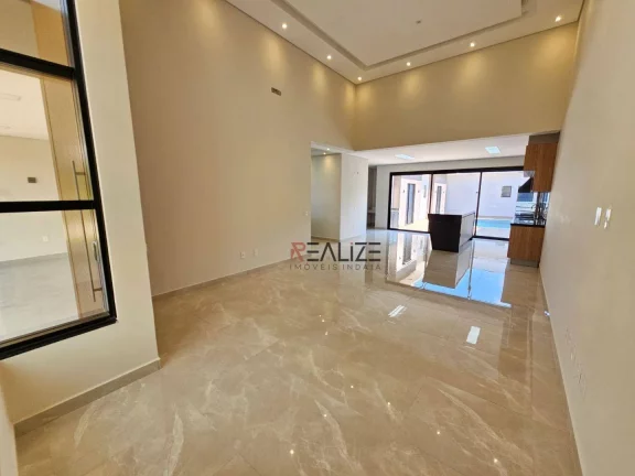 Imagem Casa térrea com 3 suítes e escritório à venda, 205 m² por R$ 1.600.000 - Condomínio Residencial Evidências - Indaiatuba/SP