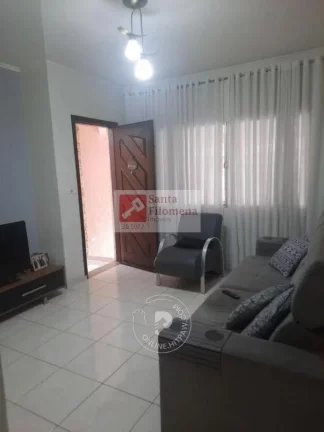 Imagem Sobrado para Venda em Santo André, Parque Marajoara, 3 dormitórios, 2 banheiros, 2 vagas