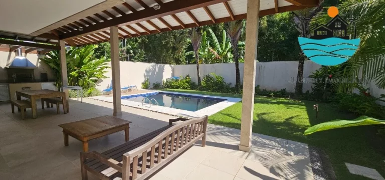 Imagem Comprar casa em Juquehy - av. da praia, canto direito, 30m da praia, 5 suítes, piscina, churrasqueira, 4 vagas, 394m² de construção | Juquehy Imobil
