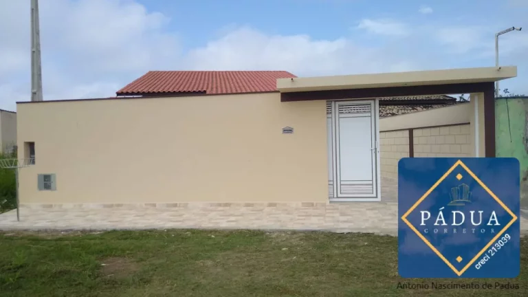 Imagem LINDA CASA C/ PISCINA EM ITANHAEM LADO PRAIA R$ 370.000