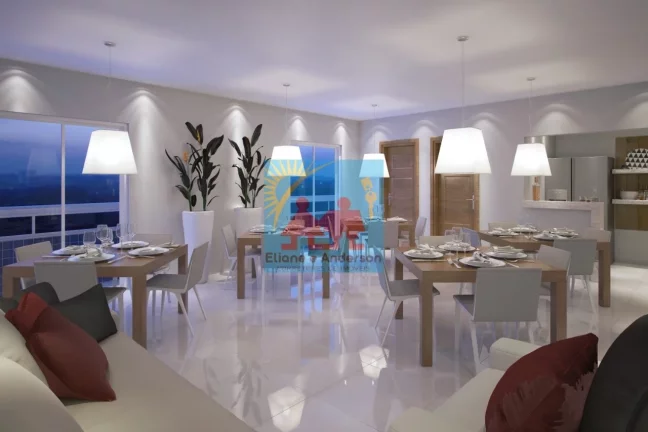 Imagem Apartamento com 2 dorms, Caiçara, Praia Grande - R$ 326 mil, Cod: 1027