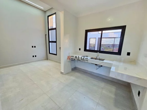 Imagem Casa moderna com 2 dormitórios e quintal à venda, 60 m² por R$ 550.000 - Jardim Araras - Indaiatuba/SP
