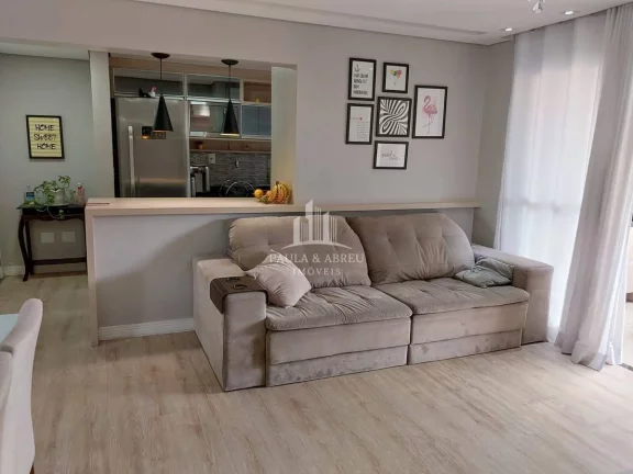 Imagem Apartamento 95m² de Alto Padrão 2 Dormitórios 1 Suíte com CLoset e Sacada (Podendo ser 3), Terraço Gourmet, 2 Vagas, Lazer Completo no Jardim Pedroso em Mauá-SP