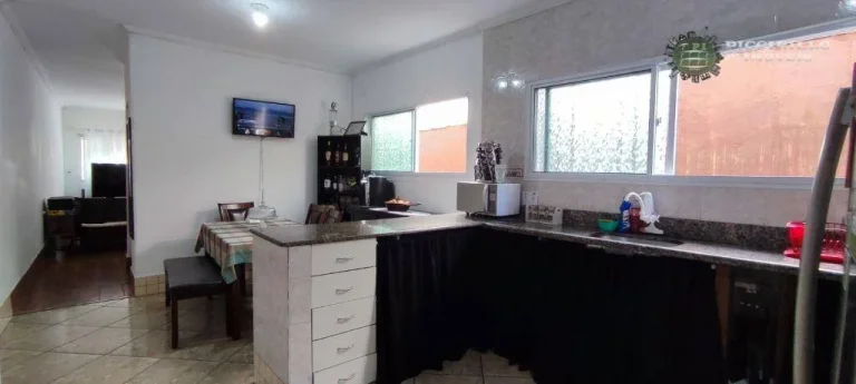 Imagem Sobrado com 3 dormitórios à venda, 118 m² por R$ 680.000,00 - Canto do Forte - Praia Grande/SP