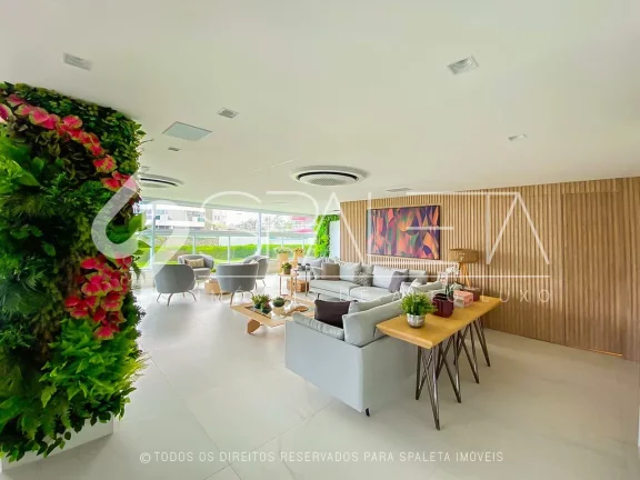 Imagem Luxuoso apartamento garden com 471 m² incrivelmente mobiliado à venda em Riviera de São Lourenço