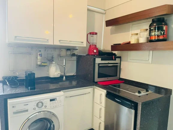 Imagem Flat disponível para locação no Meliá Ibirapuera, com 61m², 1 dormitório e 1 vaga