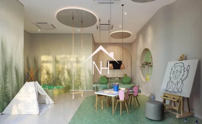 Imagem cobertura duplex de 238m c/4 suítes, terraço gourmet c/ churrasqueira e piscina,playground,fitness,coworking, sauna,3 vagas, bicicletário, sauna, deck