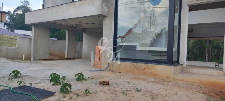 Imagem Arquitetura Moderna - Casa em Fase de Acabamento