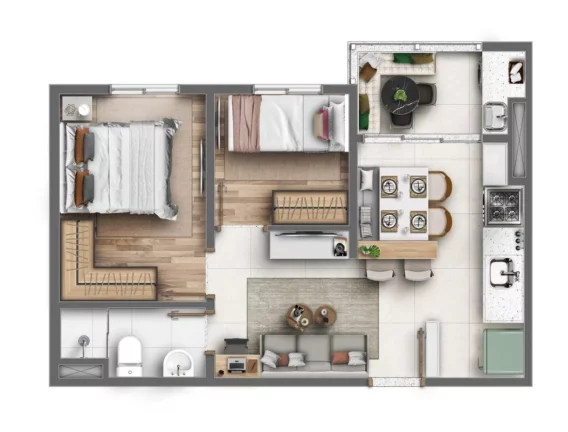 Imagem APARTAMENTO RESIDENCIAL em São Paulo - SP, Vila Carmosina