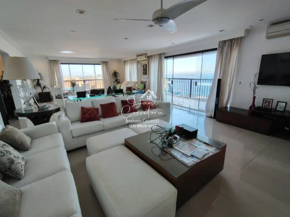 Imagem Magnífica Cobertura nas Pitangueiras, um dos pontos mais altos do Guarujá com 6 suites, 3 salas, 7 banheiros, 4 vagas, 684m²!