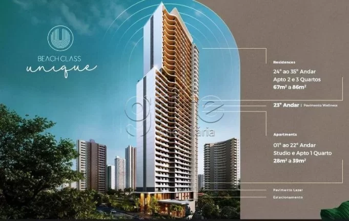 Beach Class Unique - Meireles - Fortaleza-CE. Av. Rui Barbosa, 901 - Meireles, Fortaleza - CE, 60115...