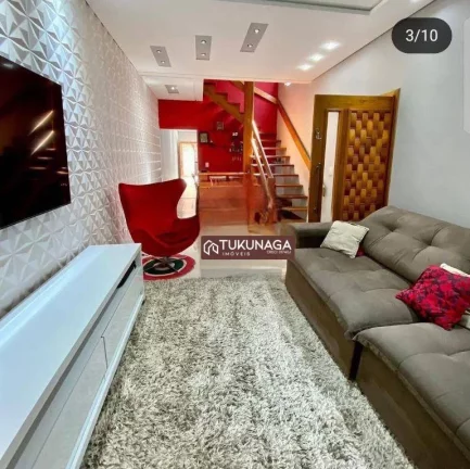 Imagem Sobrado com 4 quartos à venda, 216 m² por R$ 901.000 - Jardim Adriana - Guarulhos/SP