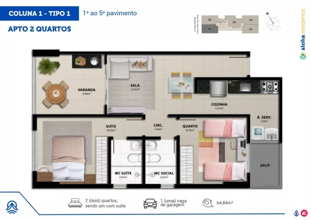 Imagem APARTAMENTO RESIDENCIAL em VILA VELHA - ES, PRAIA DE ITAPARICA