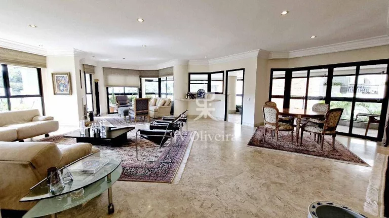 Imagem Apartamento com 4 dormitórios à venda, 380 m² por R$ 2.600.000 - Panamby - São Paulo/SP