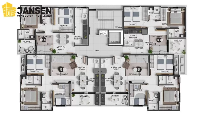 Imagem APARTAMENTO COM 02 E 03 QUARTOS NO BAIRRO QUE MAIS DESEJADO DE CABEDELO