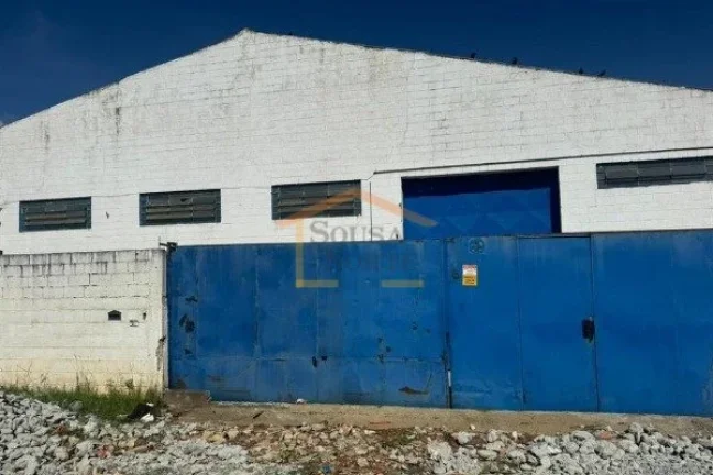 Galpão, área total 1.081.60m², área edificada é 686.15m², pé direito de 8m, altura da entrada...