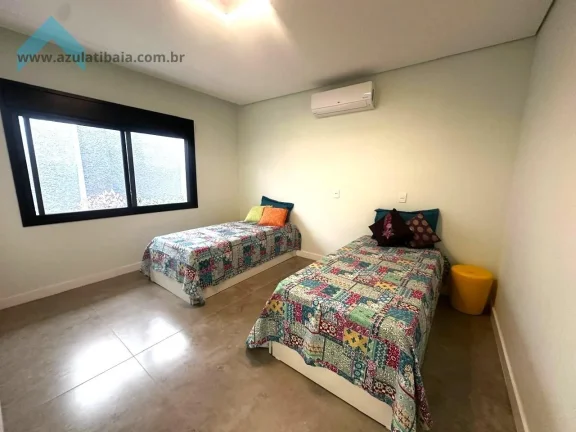 Imagem Casa Térrea Mobiliada em condominio Atibaia com Piscina.