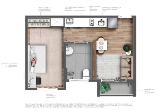 Imagem STUDIO RESIDENCIAL em São Paulo - SP, Perdizes