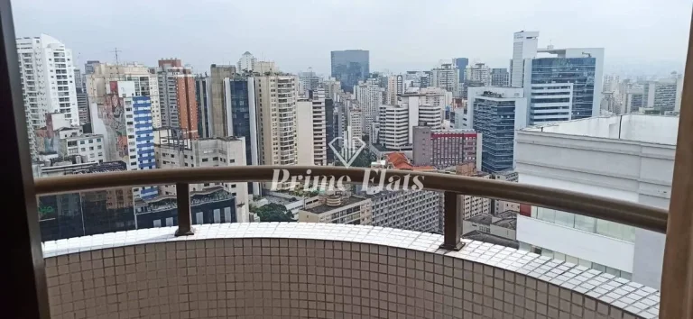 Imagem Flat disponível para venda no Hotel Paulista Wall Street na Bela Vista, com 55m², 1 dormitório e 1 vaga de garagem