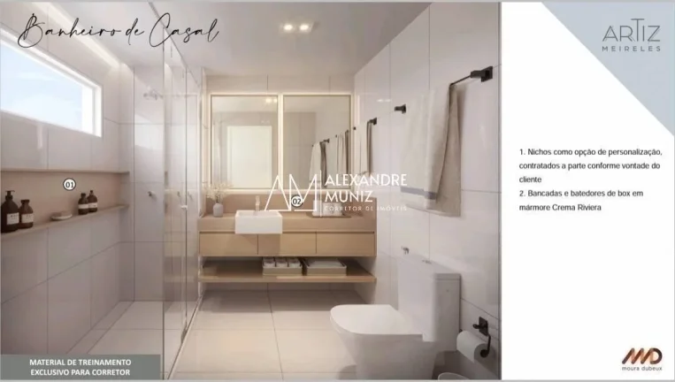 Imagem Artiz Meireles, Apartamentos à venda, Meireles, Fortaleza-CE. 4 suítes.