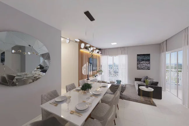 Imagem Apartamento em condomínio fechado (em construção), 3 dormitórios à venda por R$ 427.758,51 Edifício SKY RESIDENCE II - Ilhotas - Teresina/PI