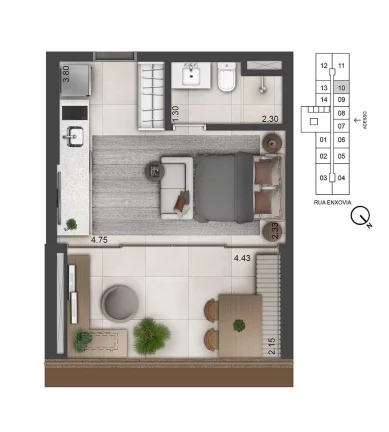 Imagem Duplex em Chácara Santo Antônio (Zona Sul) - São Paulo SP