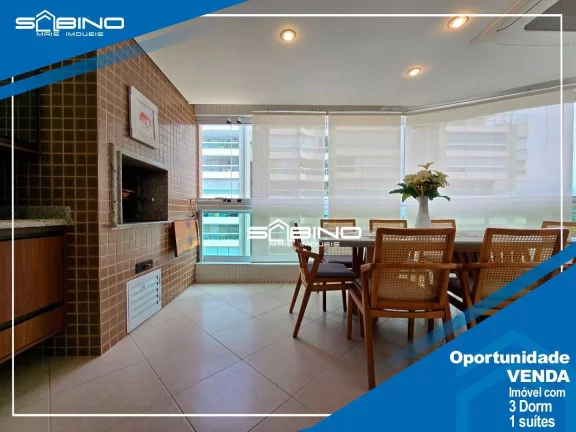 Apartamento à Venda no Edifício Modena, com 3 dormitórios 1 suíte 106m², em Riviera de São Lourenço - Bertioga SP