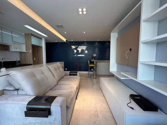 Imagem Apartamento à Venda no Brooklin: 65m², 2 Quartos, Mobiliado e Moderno