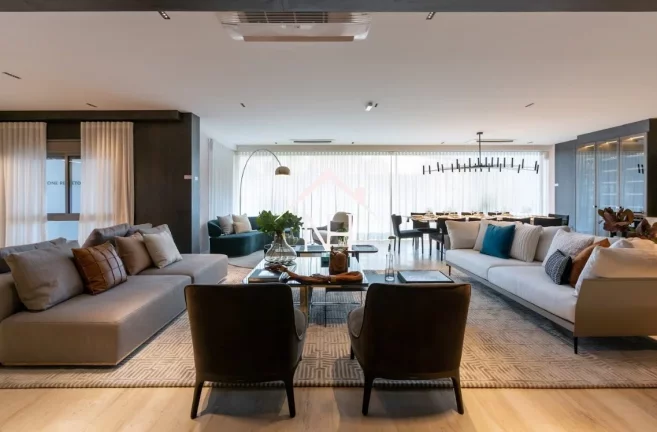 Imagem Apartamento de 281m em frente ao Parque Ibirapuera c/ 4 suítes,4 vagas,piscinas,deck,pool,pet place,playground,sauna,quadras,salão de jogos,coworking