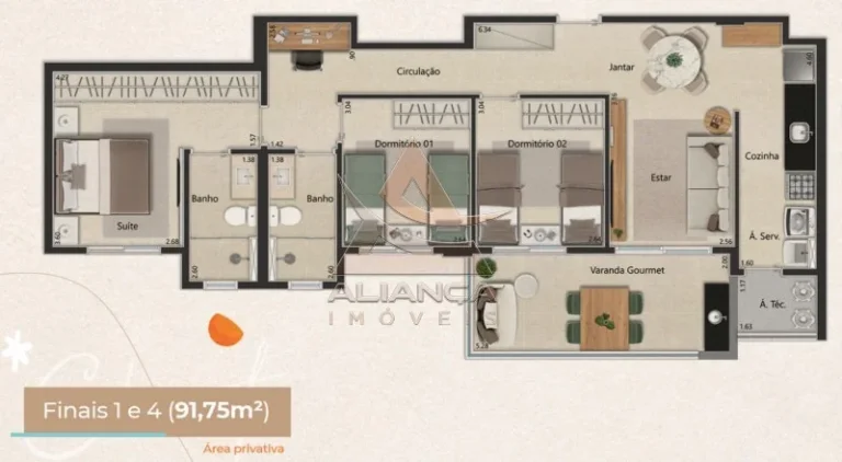 Imagem Apartamento - Ribeirão Preto - Residencial Monterrey