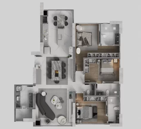 Imagem Luminare - Residencial - Apartamento à venda no bairro Centro - Balneário Camboriú/SC