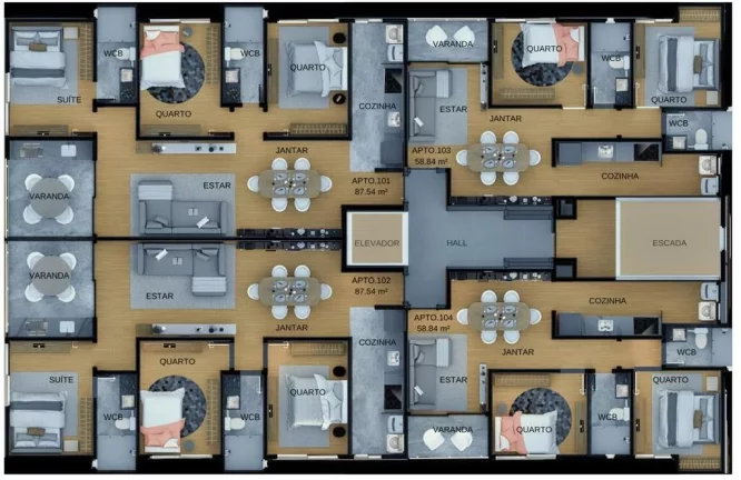 Imagem Apartamento à venda no bairro Camboinha - Cabedelo/PB