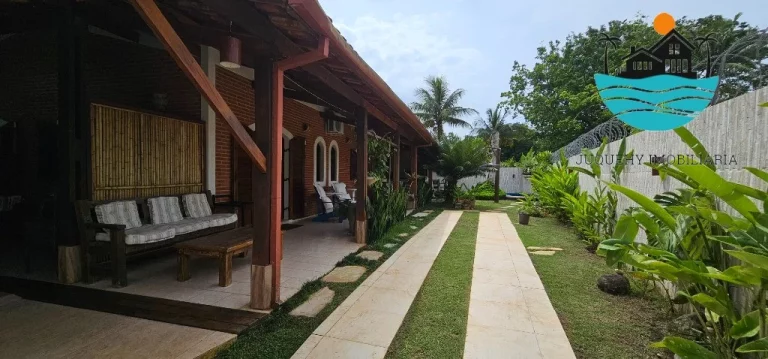 Imagem Casa para temporada em Juquehy - Lado direito, 200m da praia, 4 dorm. 1 suíte, piscina, churrasqueira, 3 vagas.| Juquehy Imobil