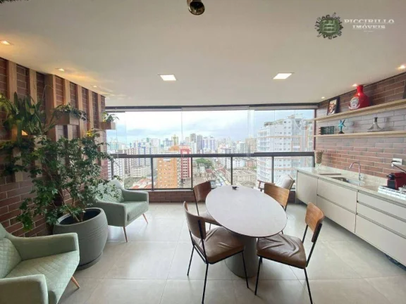 Imagem Apartamento à venda, 146 m² por R$ 1.650.000,00 - Vila Guilhermina - Praia Grande/SP