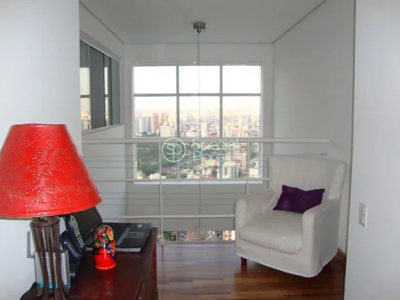 Imagem Cobertura duplex para locação na Vila Mariana com vista espetacular - Área: 320m² - Living para ...