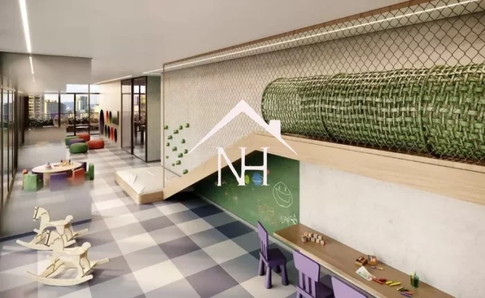 Imagem Studio de 24m com dormitório, terraço gourmet, quadra de squash, espaço gourmet, academia, piscina, sauna, coworking, bicicletário, lavanderia
