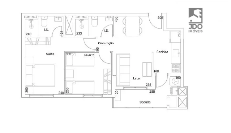 Imagem Apartamento a Venda no bairro Rebouças - Curitiba, PR