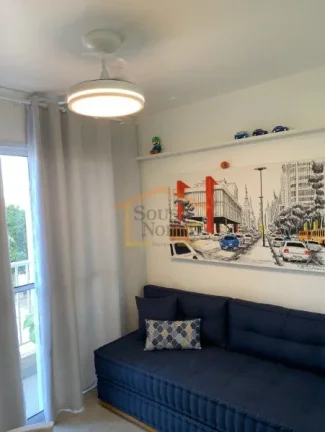 Imagem Apartamento novo com 29 m² de área útil, bem distribuído, com 1 dormitório com porta configuran...