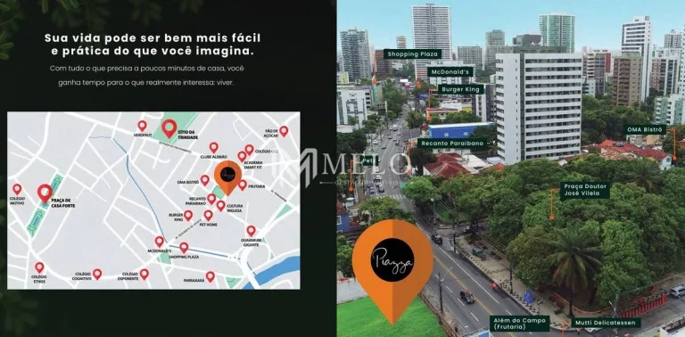 Imagem Oportunidade EDF. PIAZZA, em PARNAMIRIM: 105,46m², 03qts,02suites, 02 vagas