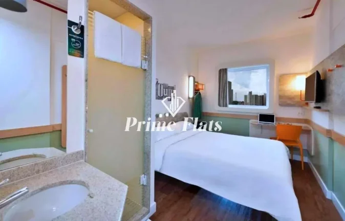 Flat disponível para venda íbis budget Campinas Aquidaban, com 14,34m², 1 dormitório e 1 vaga