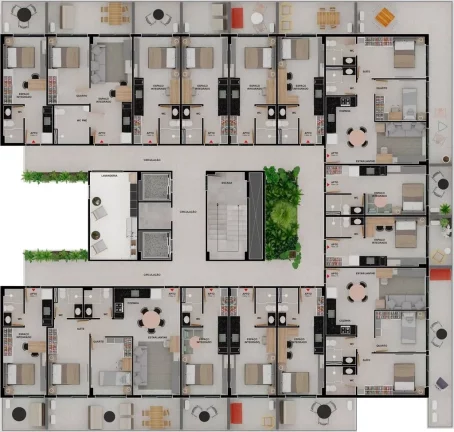 Imagem Flat à venda, 54 m² por R$ 756.644,89 - Bessa - João Pessoa/PB