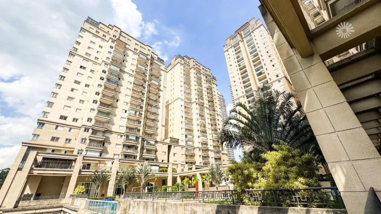 Imagem Apartamento mobiliado para alugar com 1 quarto e 1 vaga - 51 m² R$4.500,00 pacote Alphaville -SP
