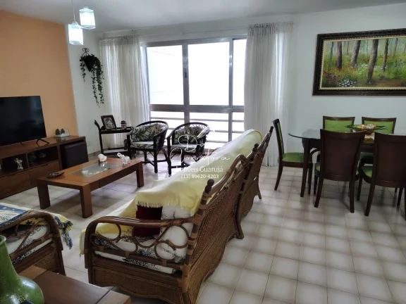 Imagem Imperdível apartamento à venda em Guarujá-SP, Pitangueiras: 3 quartos, 1 suíte, 2 salas, 3 banheiros, 105m². Venha conferir!