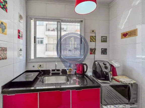 Imagem Imperdível Apartamento à Venda em São Paulo-SP na Consolação: 1 Quarto, 2 Salas, 1 Banheiro, 1 Vaga de Garagem, 43m².