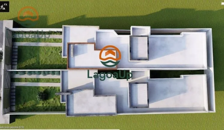 Imagem Casa com 3 dormitórios à venda, 94 m² por R$ 590.000,00 - Visão - Lagoa Santa/MG
