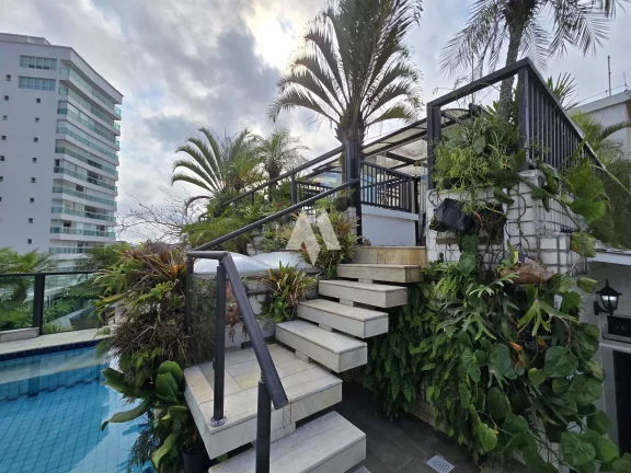 Imagem LINDA COBERTURA NA PONTA DA PRAIA: Conforto e Vista Deslumbrante!, 6 dormitórios, 5 vagas, piscina