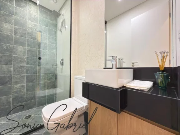 Imagem Apartamento à venda em Vinhedo-SP: 1 quarto, 2 salas, 1 banheiro no Residencial Gran Paradiso - 48,21m² de área. Imagem Apartamento à venda em Vinhedo-SP: 1 quarto, 2 salas, 1 banheiro no Residencial Gran Paradiso - 48,21m² de área.