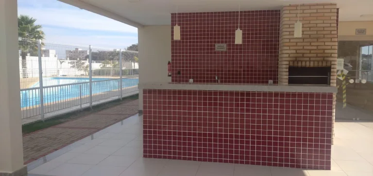 Imagem Garagem , sala, cozinha, banheiro social, 2 dormitórios e área de serviço.o Condominio oferece po...
